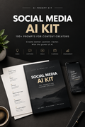 Social Media AI Creator Pack – 100+ AI-Prompts — included in the 3-kit bundle
